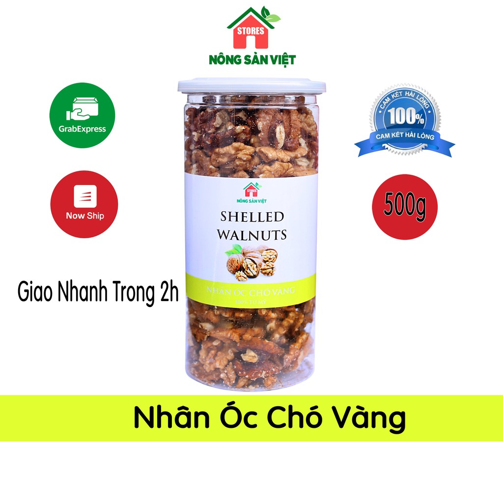 Nhân Óc Chó Vàng Tách Vỏ Mỹ - 500Gr Thượng Hạng