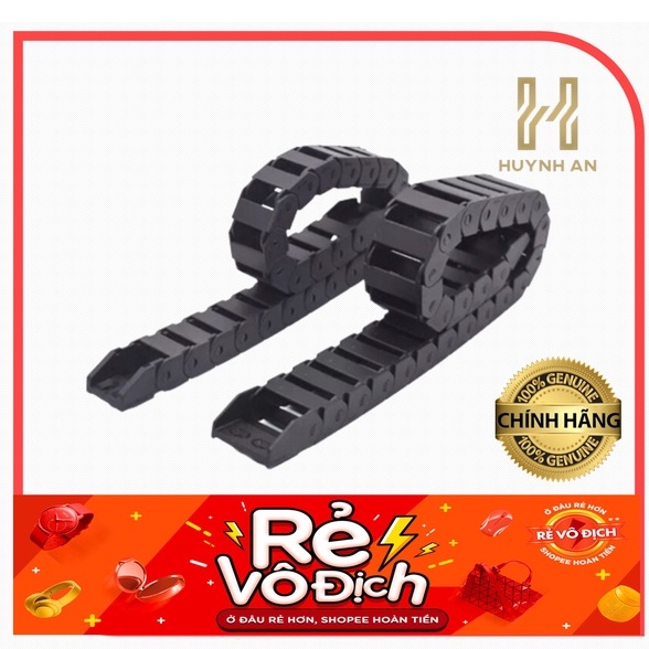 Xích nhựa luồn dây công nghiệp loại 15x30, 18x25, 25x38, 25x57, 25x77, 35x75, 35x100