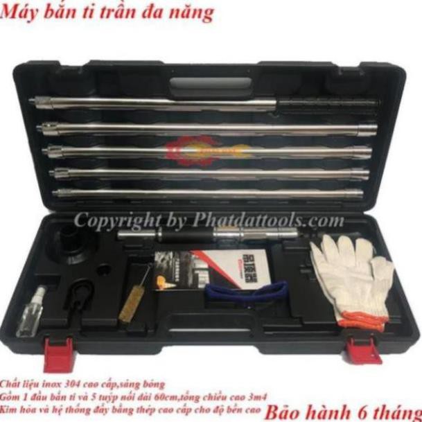 Máy bắn ti ren trần chuyên dụng thi công điện nước,thạch cao,cứu hỏa,thông số,điều hòa-Chất liệu Inox 304 cao cấp