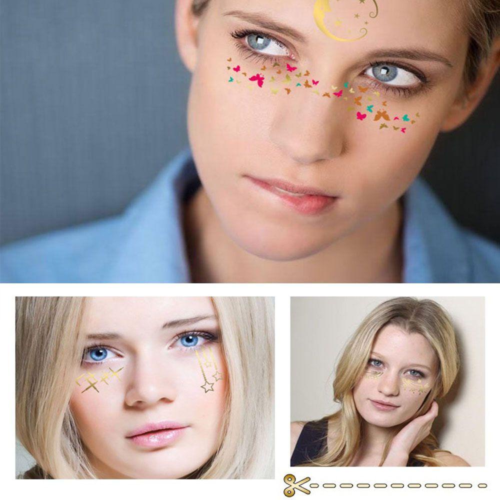 Hình Xăm Dán CABEZA Disposabl Độc Đáo|Miếng Dán Trang Trí Chống Thấm Nước Hình Đôi Mắt Độc Đáo