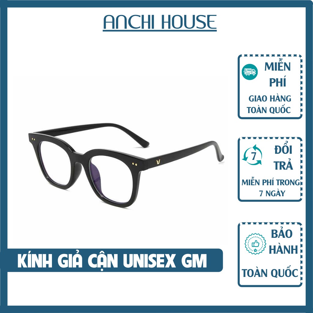 Kính giả cận nam nữ GLAVI phong cách Hàn Quốc chất liệu nhựa nhẹ nhàng ôm khít khuôn mặt