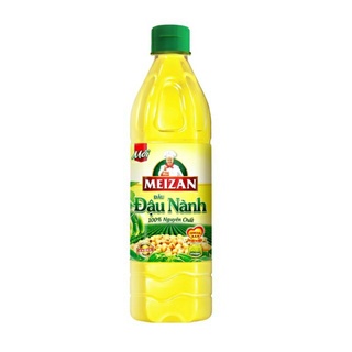 dầu đậu lành meizan chai 1 lít