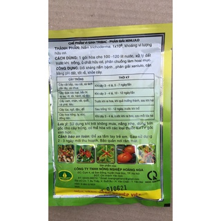 Nấm trichoderma Bacillus gói 100gr