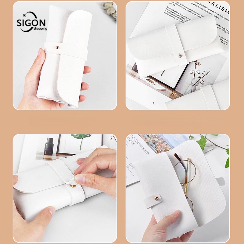 Túi Da Đựng Kính Mát Gọn Nhẹ Tiên Tiến Nhiều Màu Tùy Chọn