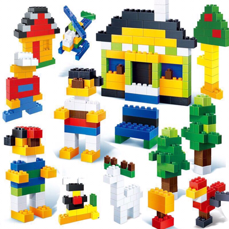 Bộ đồ chơi lego 1000 chi tiếp lắp ghép - Đồ chơi lego giúp bé tăng cường khả năng sáng tạo và phát triển trí tưởng tượng