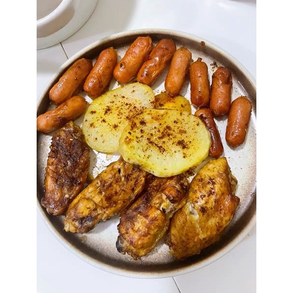 Lò nướng, nồi chiên không dầu Olayks 15L