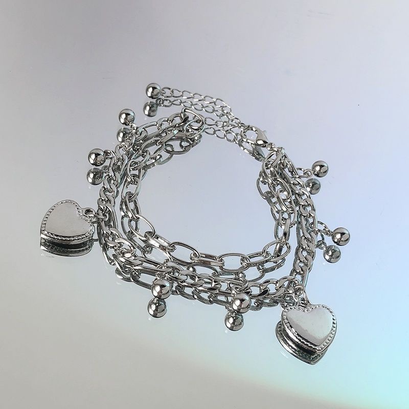 Vòng Tay Nhiều Lớp Thiết Kế Đơn Giản Sang Trọng Phong Cách Hàn Quốc Cổ Điển