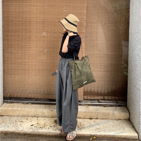 Túi Đeo Chéo In Họa Tiết Hoa Phong Cách Vintage Hợp Thời Trang