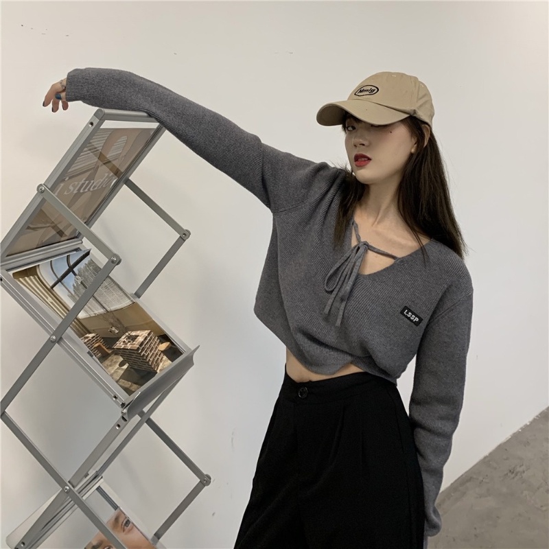 Áo sweater Perty thiết kế kiểu dáng đơn giản thời trang mùa thu theo phong cách Hàn Quốc dành cho nữ