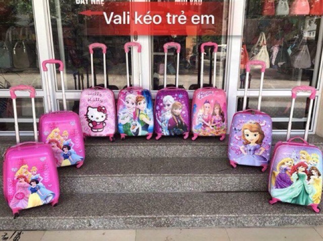 Vali kéo cho bé nhiều mẫu