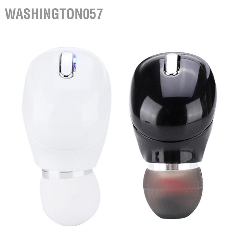 Hàng Hot Tai nghe Bluetooth không dây thể thao mini Tai nghe đa năng Tai nghe nhét tai Hàng giao ngayWashington057