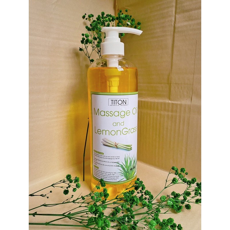 Dầu Massage Body Sả Chanh (LemonGrass) tự nhiên 100% (chai 1000ml)