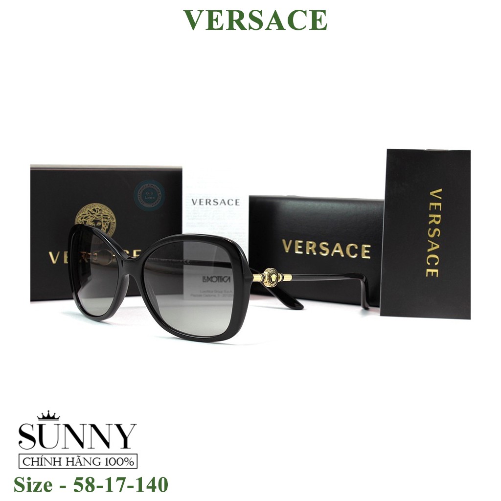 Kính mát chính hãng nam nữ Versace VE4303A màu sắc thời trang, thiết kế dễ đeo bảo vệ mắt
