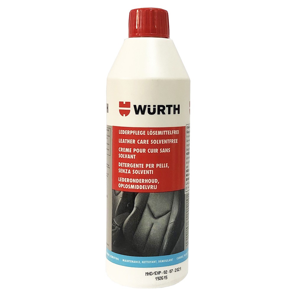 Bảo dưỡng ghế da ô tô và các loại da thuộc Wurth Leather Care 500ml (Đức)