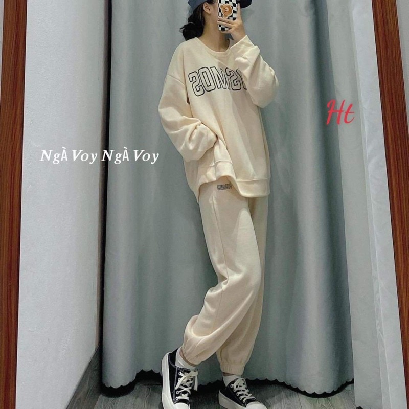 Bộ nỉ cotton COSMOS HT12