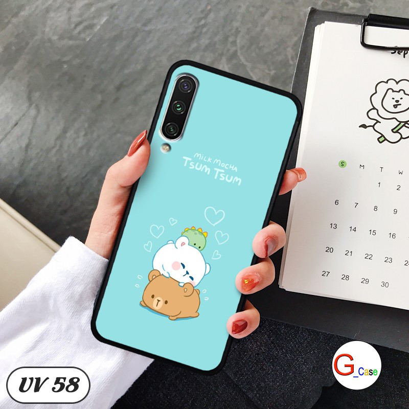 Ốp điện thoại Xiaomi Mi A3 - lưng nhám viền dẻo