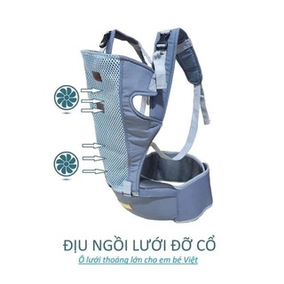 Địu ngồi lưới cao cấp cho bé
