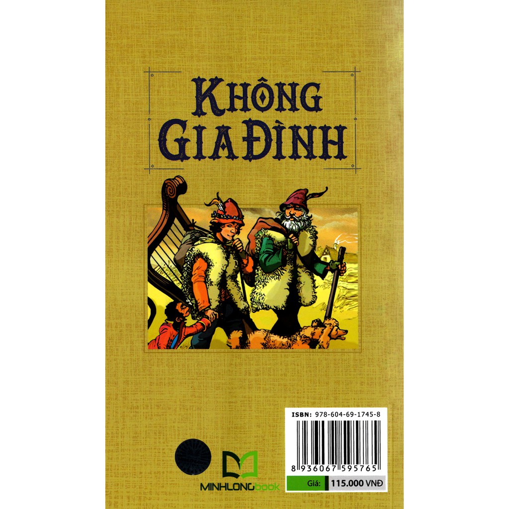 [ Sách ] Không Gia Đình (Minh Long) - Tặng Kèm Móc Khóa Hoặc Sổ Ngẫu Nhiên