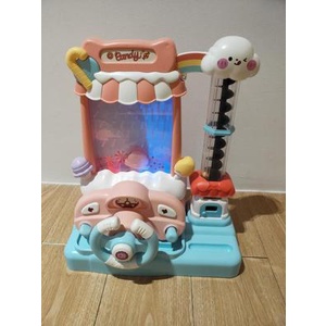 Máy bắt hạt đậu, hứng bi hình đám mây kèm vô lăng ô tô, có đèn nhạc vui nhộn cho bé pinball BINO 062