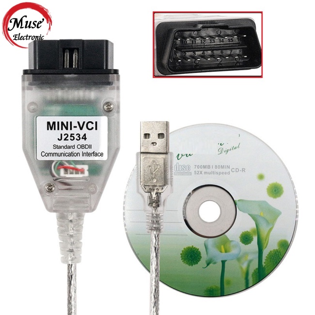 Cáp Chẩn Đoán Lỗi Mini Vci J2534 Obd2 Cho Toyota Lexa