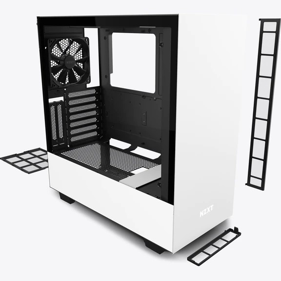 Vỏ Case Máy Tính NZXT H510i Màu Trắng Sần