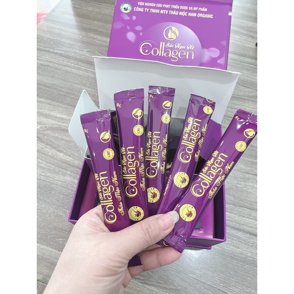 COLLAGEN SẮC NGỌC NỮ THÀO MỘC NAM, SÁNG DA, MỜ NÁM, GIẢM NẾP NHĂN, TĂNG CƯỜNG SỨC KHỎE XƯƠNG KHỚP, TĂNG ĐÀN HỒI CHO DA