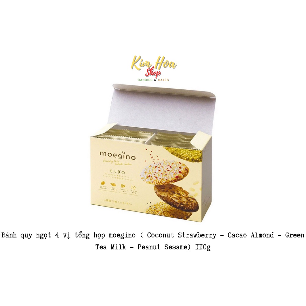 Bánh quy ngọt tổng hợp MOEGINO hương vị Nhật Bản - MADE IN JAPAN