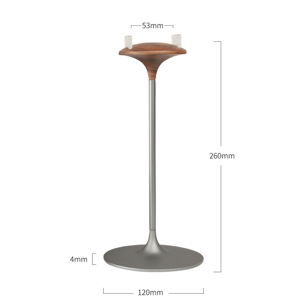 Headphone Holder, Curved Surface, with Aluminum Alloy Base(Gray) N5V | BigBuy360 - bigbuy360.vn