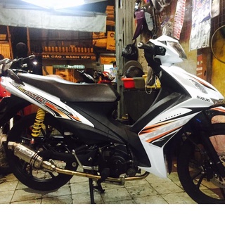 Tem rời suzuki axelo 125 dán xe trắng - tem chuẩn
