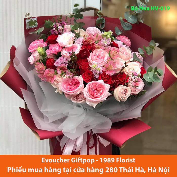 Hà Nội [Evoucher] Phiếu mua BÓ HOA HV-018 tại cửa hàng hoa 1989 FLORIST