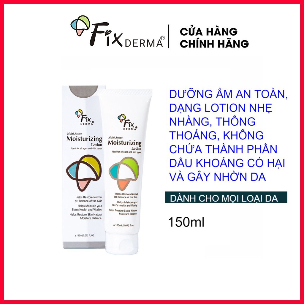 Lotion Dưỡng Ẩm Fixderma Multi Active Moisturizing Lotion (150ml)