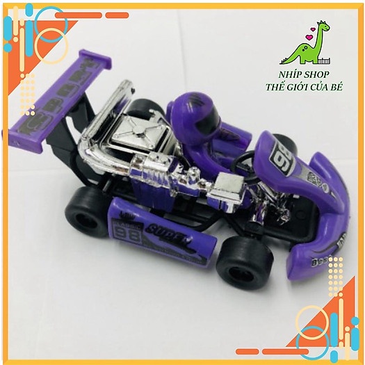 Đồ Chơi Xe Đua Chạy Trớn Cho Bé 9cm