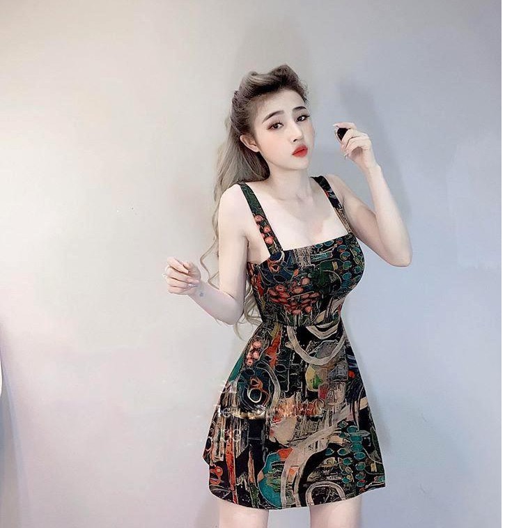 Đâm in 3D Hai Dây Sang Chảnh Thiết Kế Thời Thượng Thời Trang Nữ Bonucci VNT011 | BigBuy360 - bigbuy360.vn