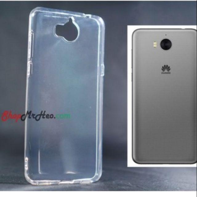 Ốp lưng huawei y5 2017 silicon dẻo trong suốt siêu mỏng 0.5mm