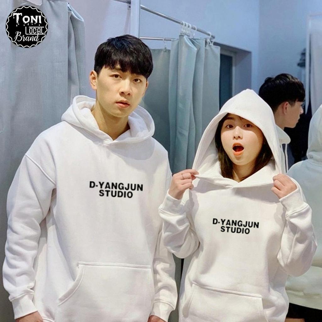 Áo Hoodie Local Brand YANGJUN nỉ bông cực dày form rộng Unisex giữ ấm chống nắng