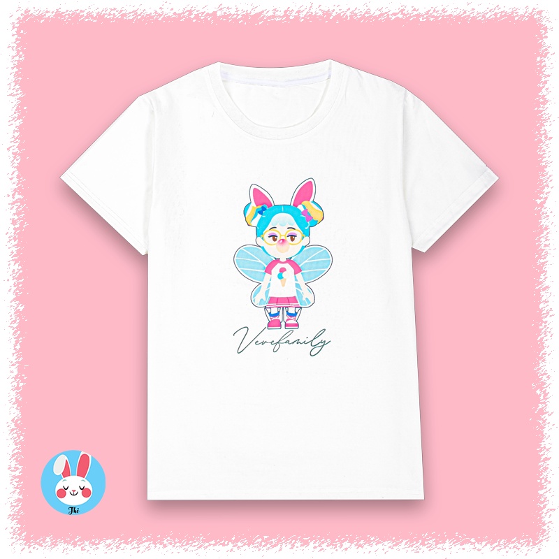 Áo thun Play Together giá rẻ - Vê vê family - Hình in nét dễ thương