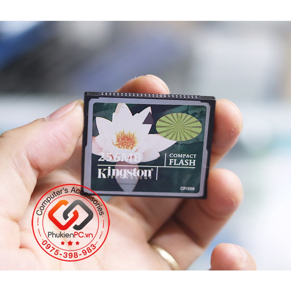 Thẻ nhớ CF 256mb kingston dùng cho máy cnc, máy tính công nghiệp, máy may công nghiệp