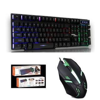 led + bàn phim giả cơ FLYING K8 3621 TẶNG 1 LÓT CHUỘT LIÊN MINH