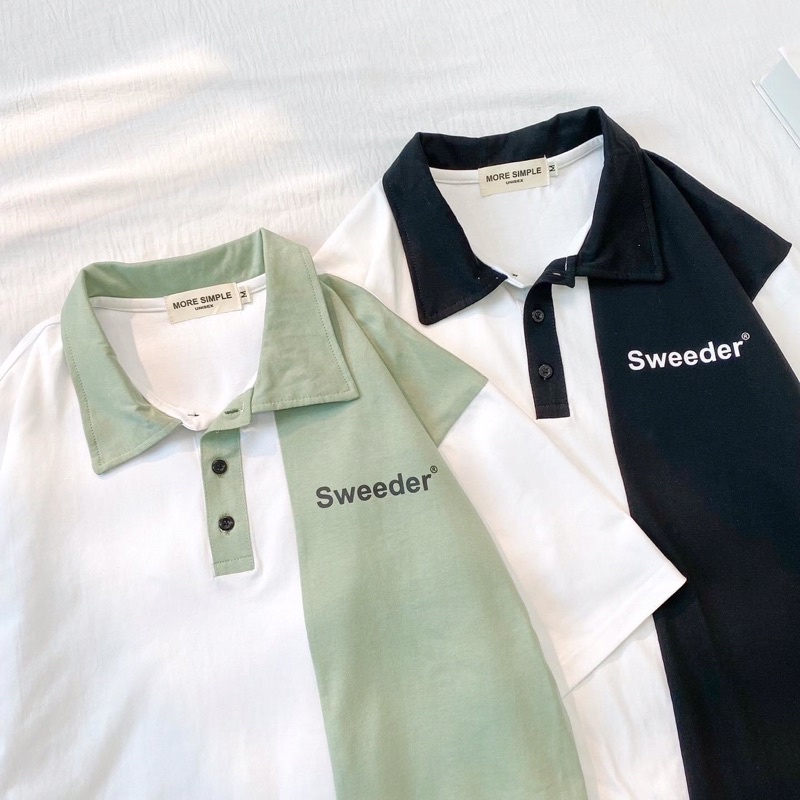 Áo Thun POLO STUDIO Oversize Vải Tici Da Cá Form Rộng Unisex - Yowol SG