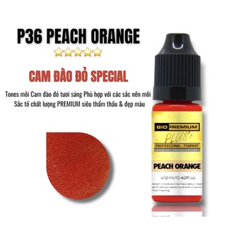 MỰC PHUN XĂM P36 PEACH ORANGE ( CAM ĐÀO ĐỎ )