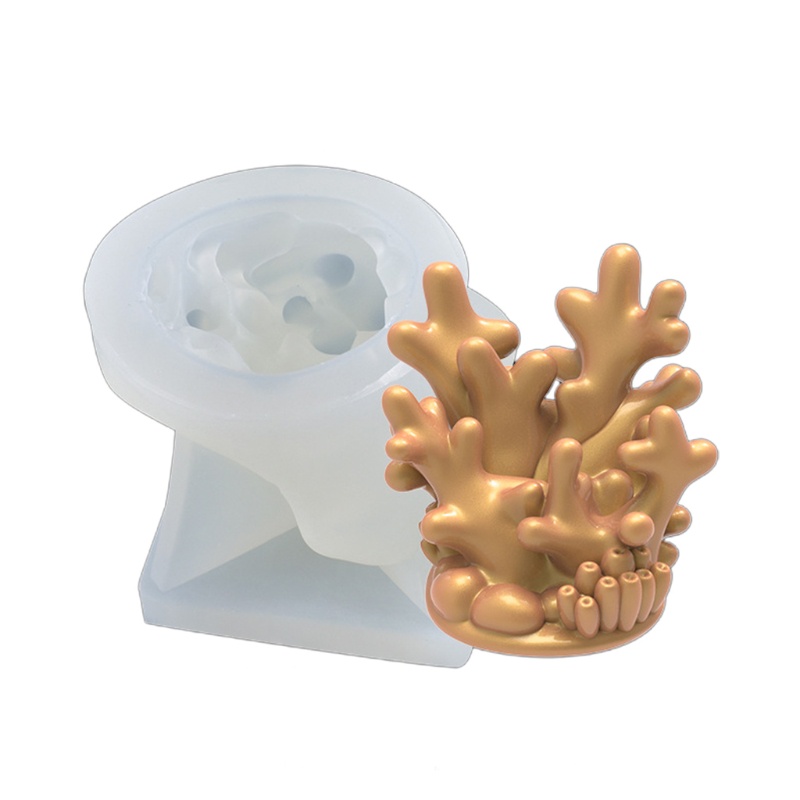 Khuôn Silicone Làm Nến Hình San Hô