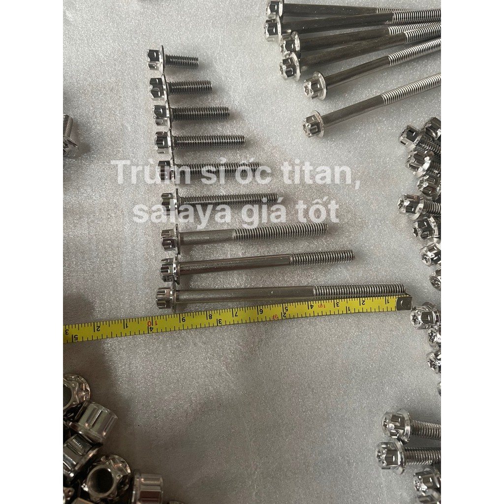 Ốc Inox Salaya 6li Đầu Trụ Full Các Size