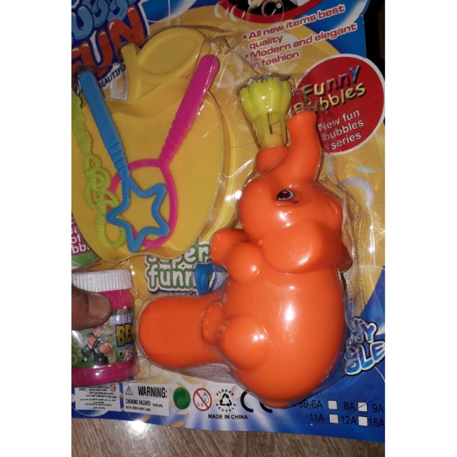 Đồ chơi thổi bông bóng xà bông bằng cơ rất đẹp