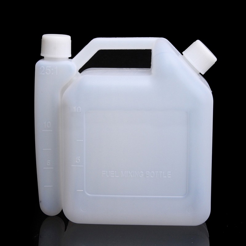 Bình đựng xăng nhiên liệu trộn hỗn hợp tỉ lệ 1:25 dung tích 1L dành cho cưa xích