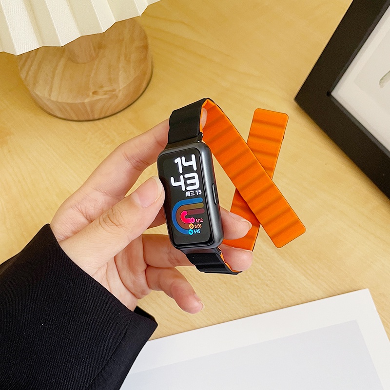 Dây Đeo Silicone Thay Thế Cho Đồng Hồ Thông Minh Huawei Band 7 6 / Honor Band 6
