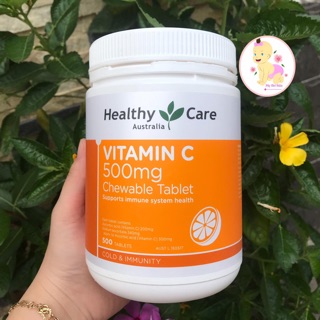 Viên bổ sung C Healthy Care Vitamin C 500mg Úc