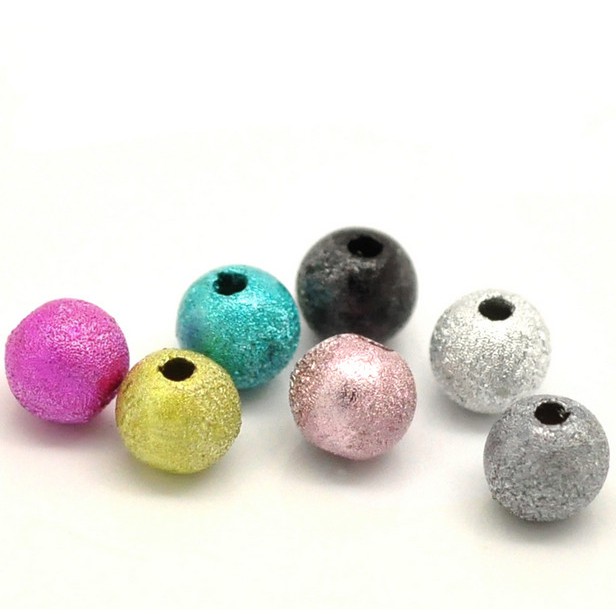 Hạt Xâu Làm Trang Sức Nhiều Màu Sắc 4mm / 6mm / 8mm / 10mm / 12mm