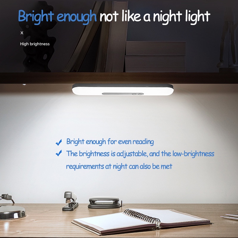 Thanh Đèn Led Từ Tính Không Dây Cảm Ứng Thông Minh Có Thể Sạc Lại Dành Cho Tủ Quần Áo