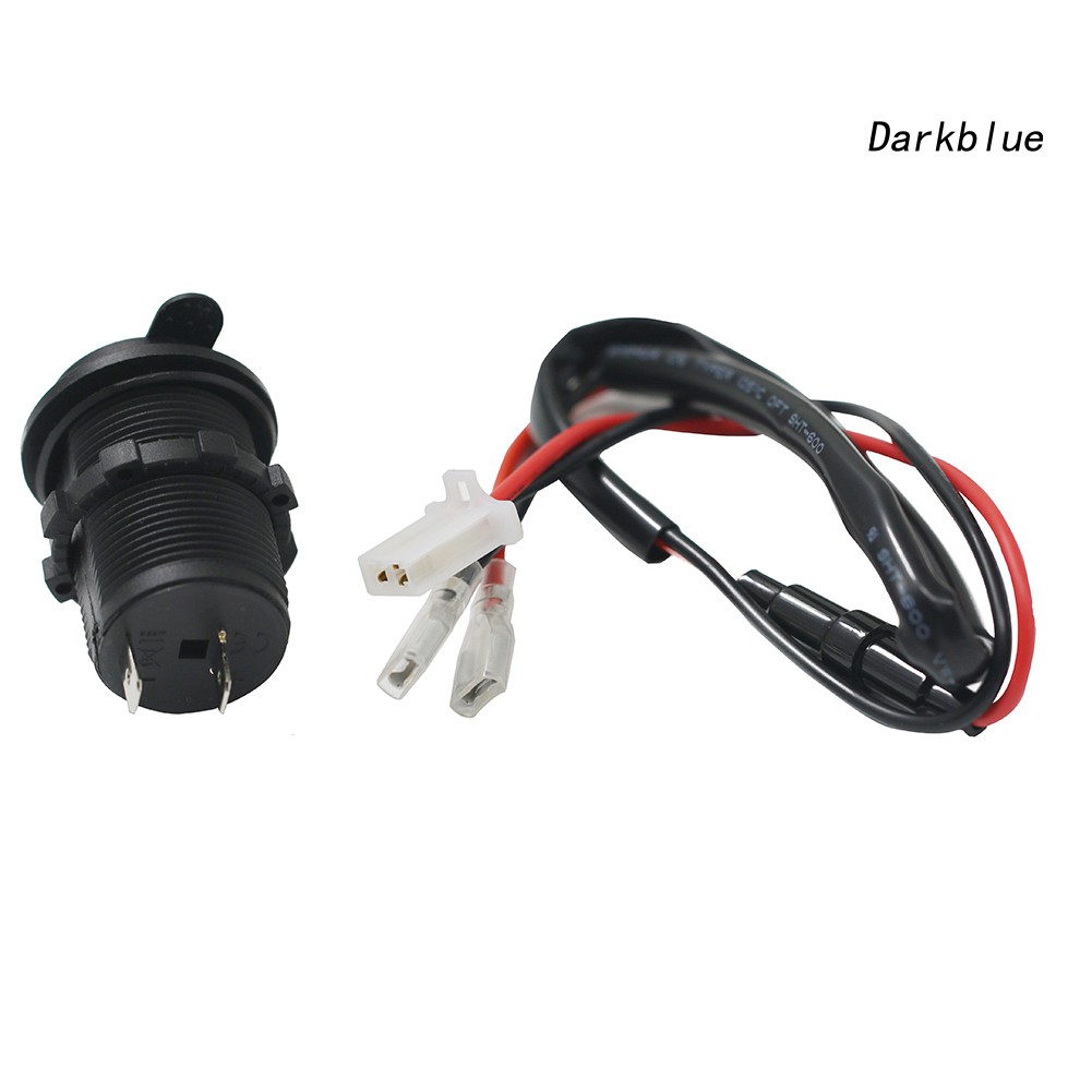 Ổ Cắm Tẩu Thuốc Lá 12v-24v Chống Nước Cho Xe Máy / Xe Hơi