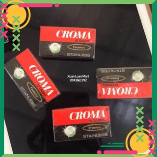 Hộp 10 lưỡi dao cạo râu croma